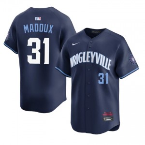 Chicago Cubbies Greg Maddux Navy City Connect #31 Men 2026 Jersey 541071-505