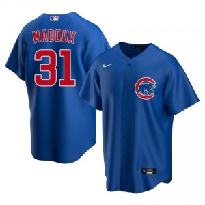 Cubs Greg Maddux Royal #31 Men Player Jersey 180983-999
