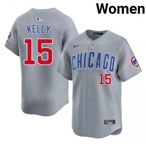 Chicago Carson Kelly Gray #15 Women Embroidery Jerseys 722155-592