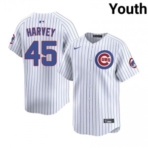 The Blue Bears Hunter Harvey White #45 Youth 2026 Jersey 896853-694