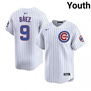 CHC Javier Baez White #9 Youth 2026-27 Jerseys 332504-775