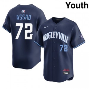 CHC Chicago Javier Assad Navy City Connect #72 Youth 2026-27 Jerseys 646524-197