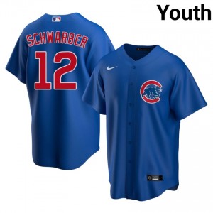 Chicago Kyle Schwarber Royal #12 Youth Limited Jersey 306328-798