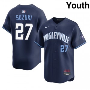 Chicago Seiya Suzuki Navy City Connect #27 Youth Player Jerseys 674370-866