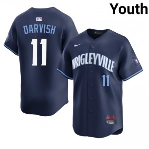 The Blue Bears Yu Darvish Navy City Connect #11 Youth Stitched Jersey 401800-194